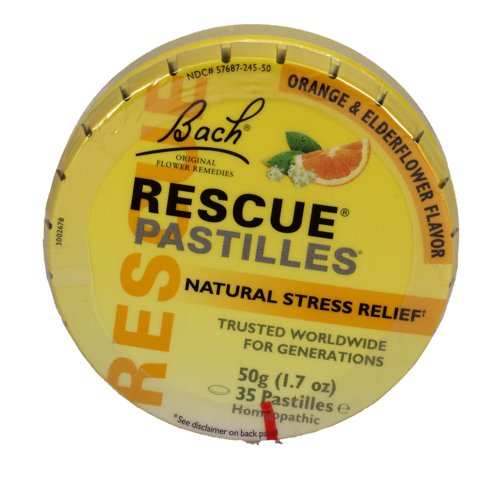Rescue Pastilles, Orange & Elderflower - 35 loz