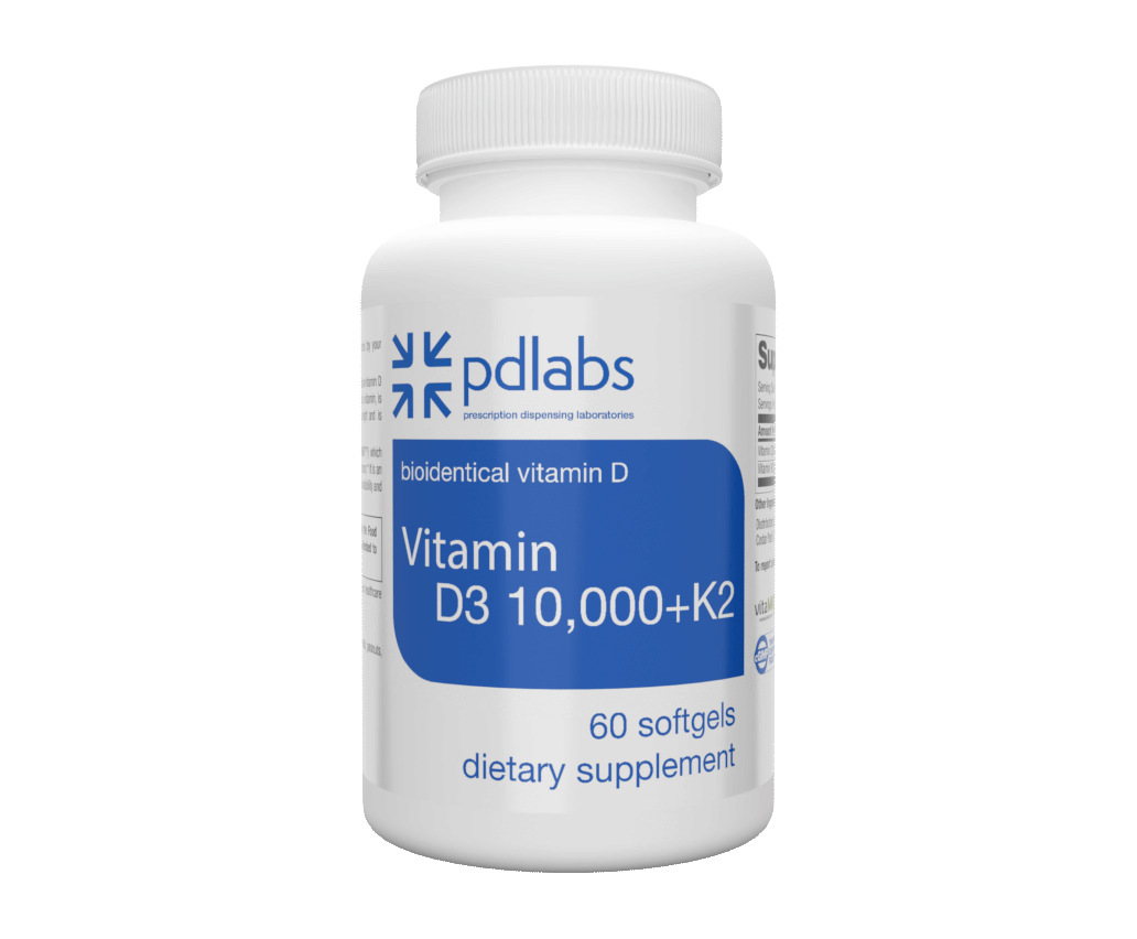 Vitamin D3 10,000 IU/ K2 - 60 soft gels