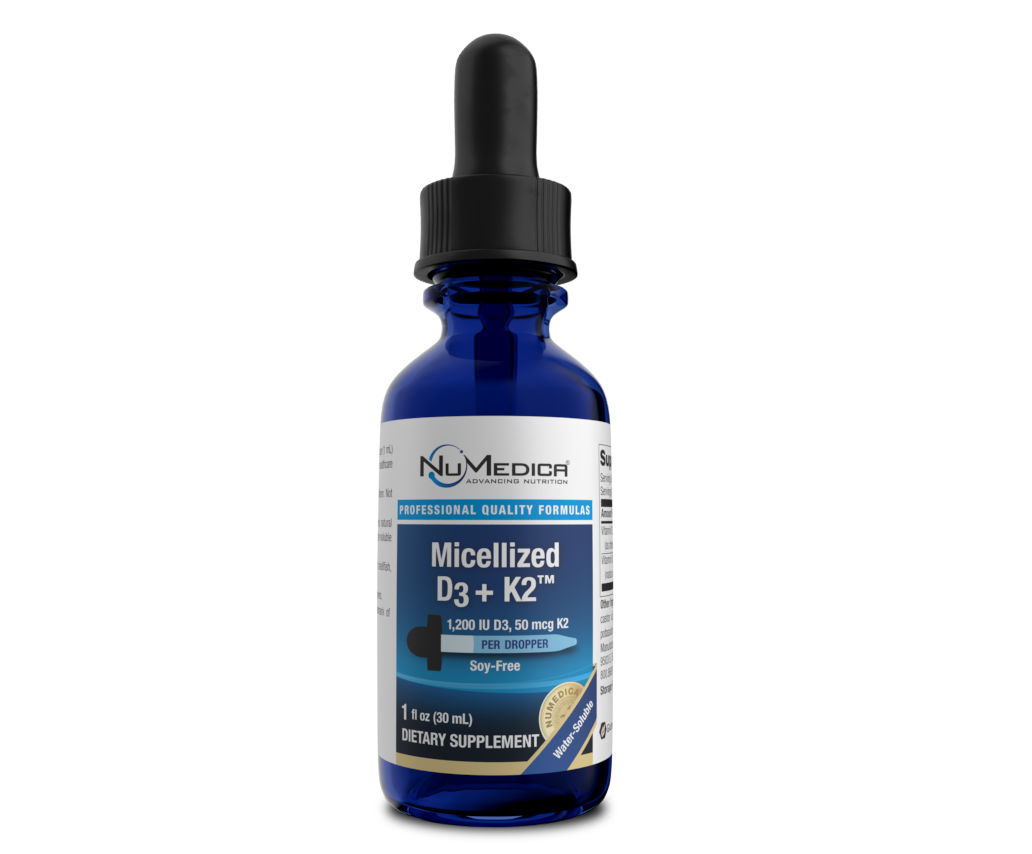 Micellized D3+K2 - 1 oz NuMedica