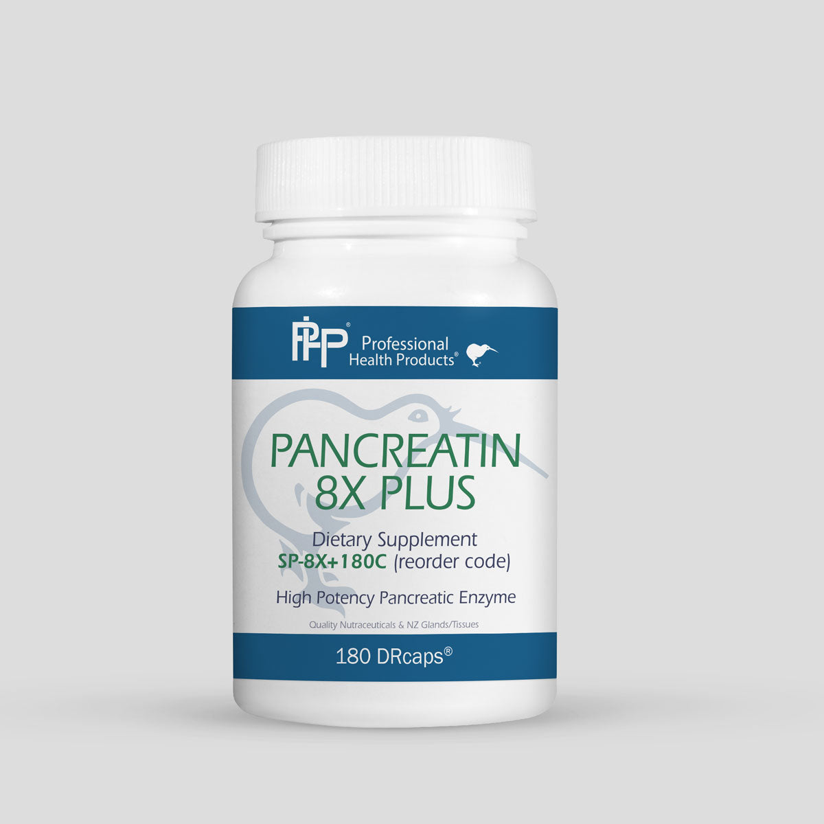 Pancreatin 8X+ - 180 caps