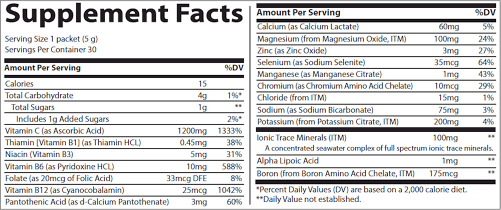 Electrolyte Stamina Power Pak - Non-GMO Pom-Blueberry