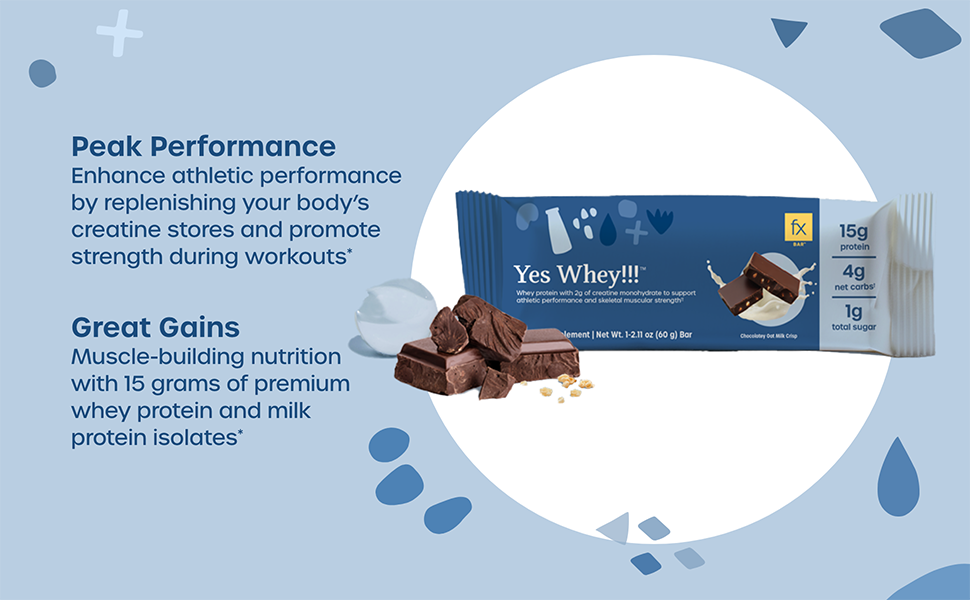 Yes Whey Chocolatey Crisp Food Bar - 11 oz
