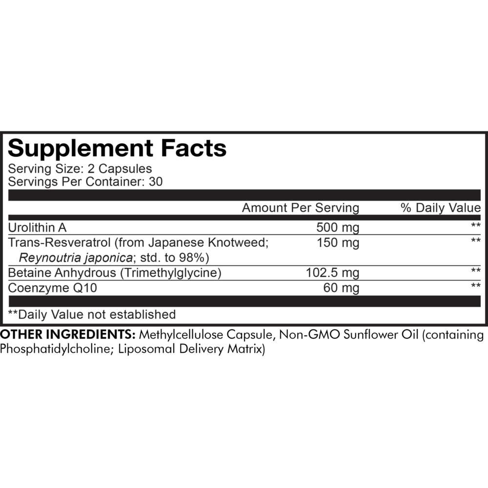 Liposomal Urolithin A - 60caps