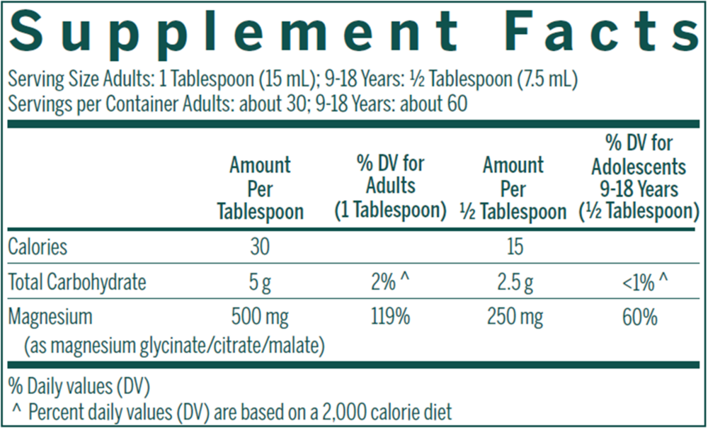 Magnesium Complex Liquid - 15.2 oz