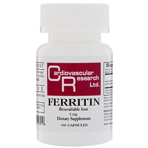 Ferritin 5mg 60caps - LaValle Performance Health