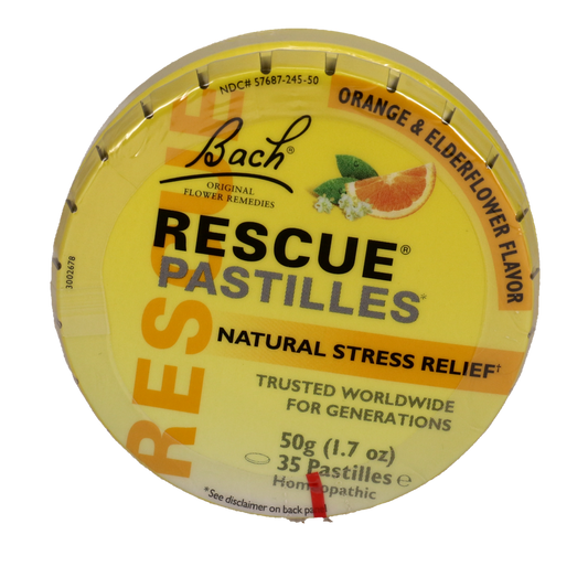 Rescue Pastilles, Orange & Elderflower - 35 loz