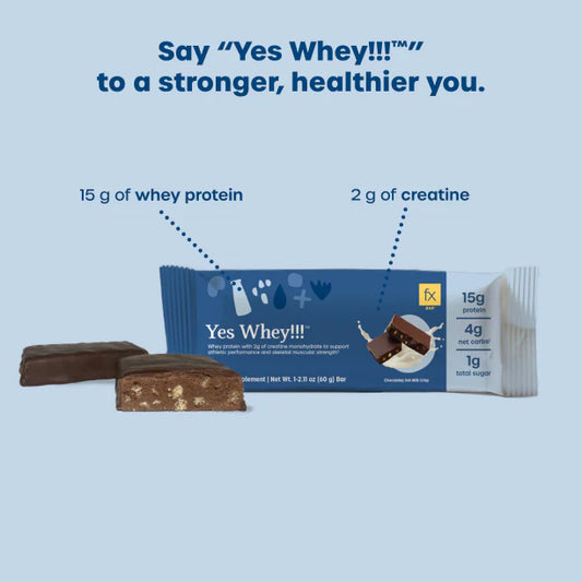 Yes Whey Chocolatey Crisp Food Bar - 11 oz