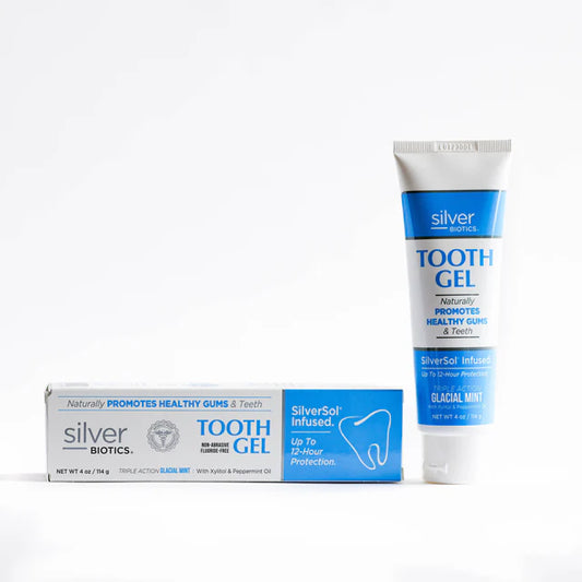 Silver Biotics Tooth Gel Glacial Mint - 4 oz
