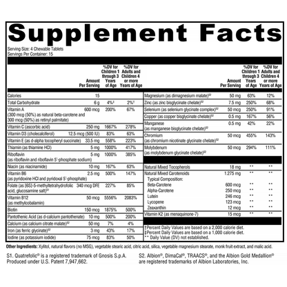 Active Nutrients, Mixed Berry - 60 chew tabs