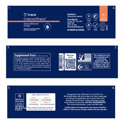 ConcenTrace Mineral Drops - .5 oz