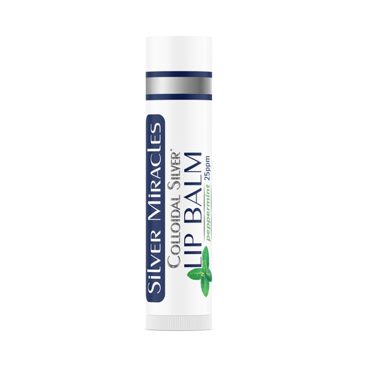 Silver Miracles Colloidal Silver CS Lip Balm Tube – .15 oz
