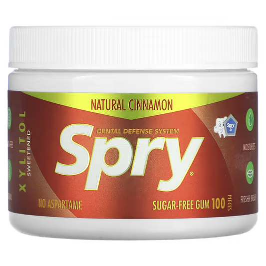Spry Cinnamon Sugar Free Gum - 100 pcs